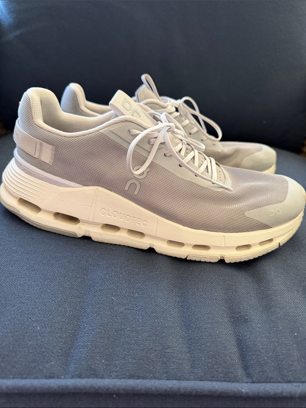 On Running Cloudnova Form 2 Sneakers- US W9- Fog/Lavender